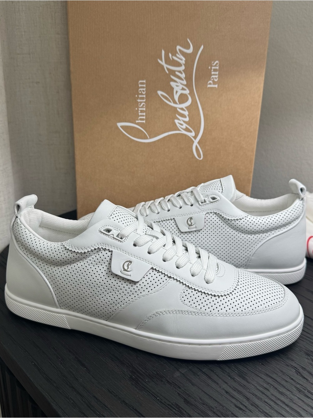 Christian Louboutin Tutti Rui Sneakers Leather White - Picture 3 of 8